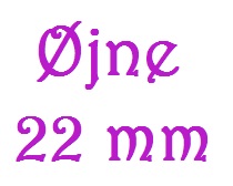 Øjne 22mm